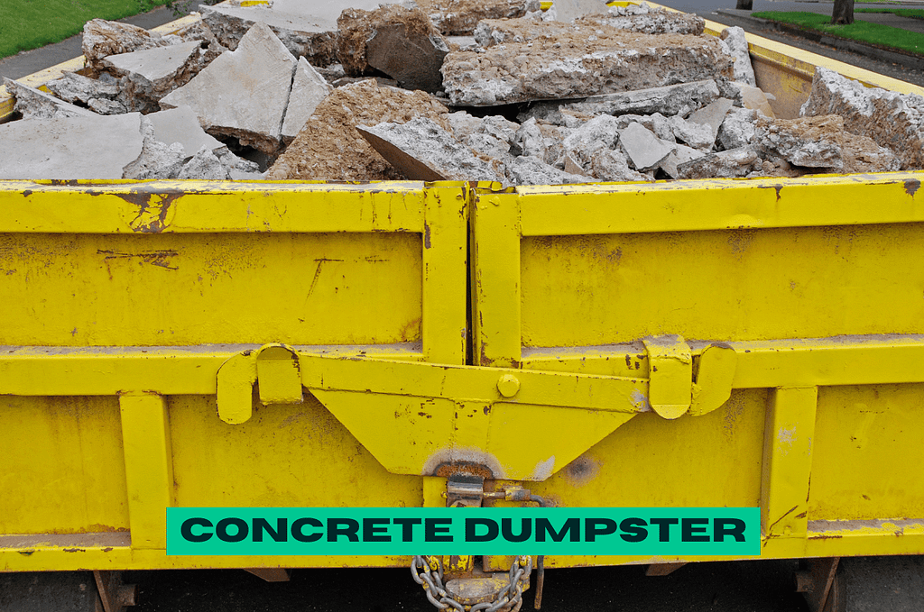 Concrete Dumpster
