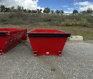 16 Yard Dumpster Bin Front View