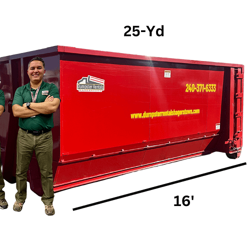 25-Yard Dumpster & Two Helpers 25-Yard Dumpster & Two Helpers